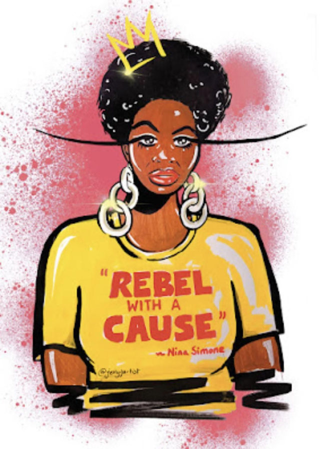 Nina Simone Rebel With A Cause Print
