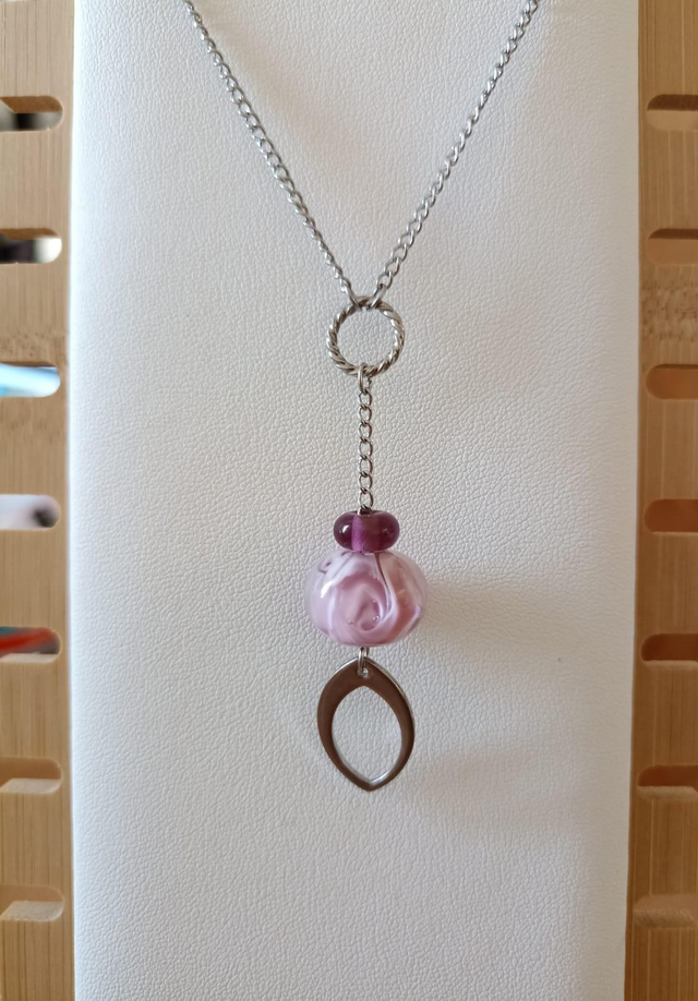 Sautoir en verre Girly