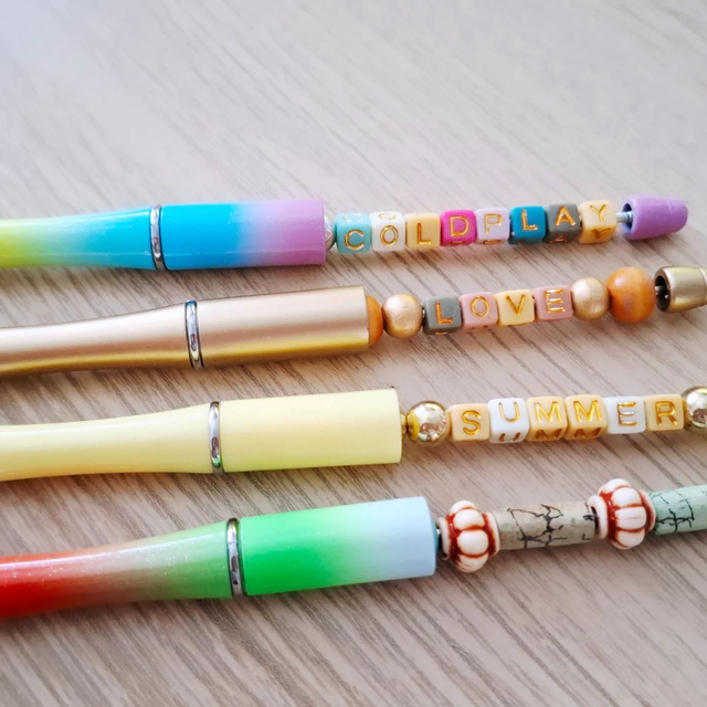 Beaded pens