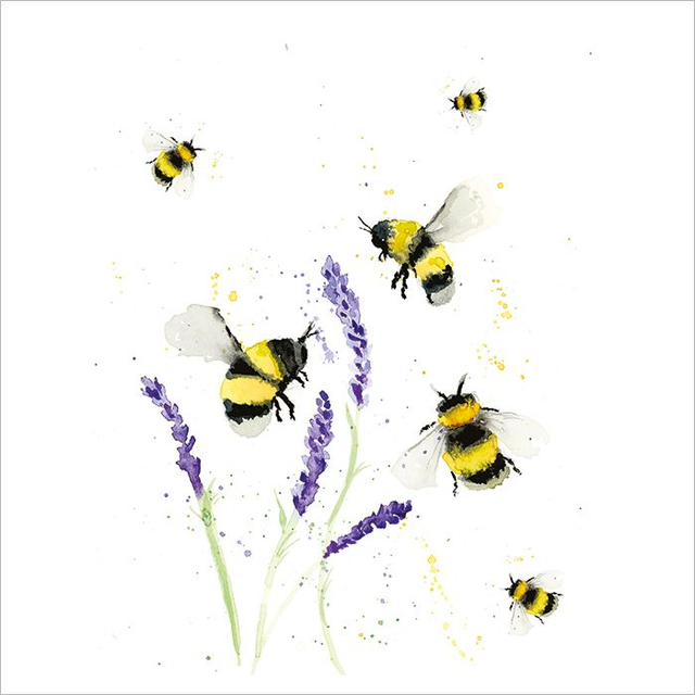 Bees and Lavender