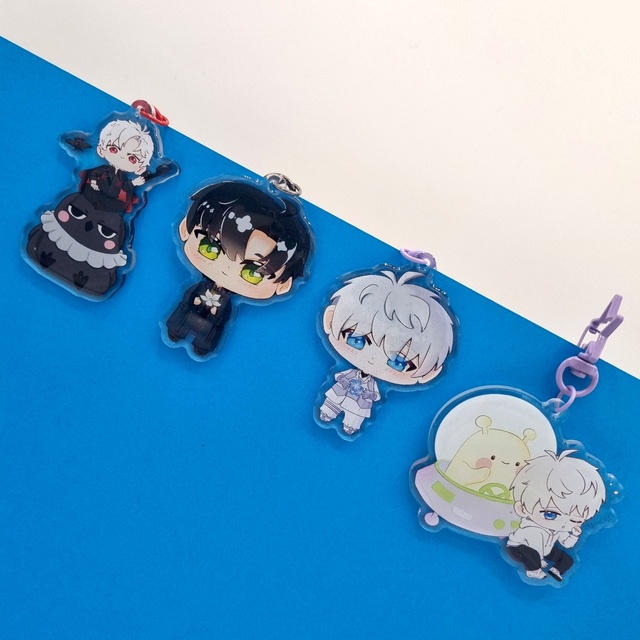 Love &amp; Deepspace | Xavier, Zayne, Sylus | KEYCHAINS 