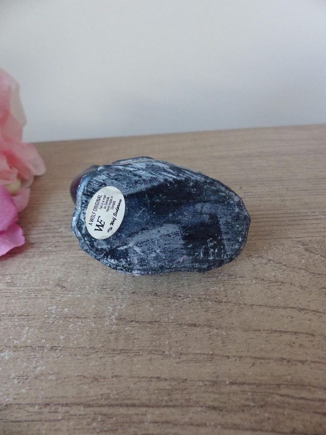 Figurine petit phoque sculpté en pierre de savon Wolf Original Canada, sculpture inuit otarie lion de mer, collection bébés animaux pierre