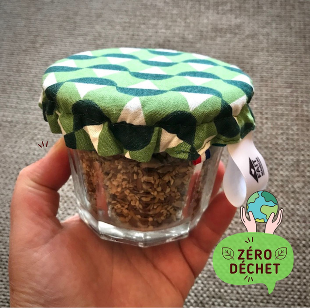 Mini couvre-plat lavable réutilisable