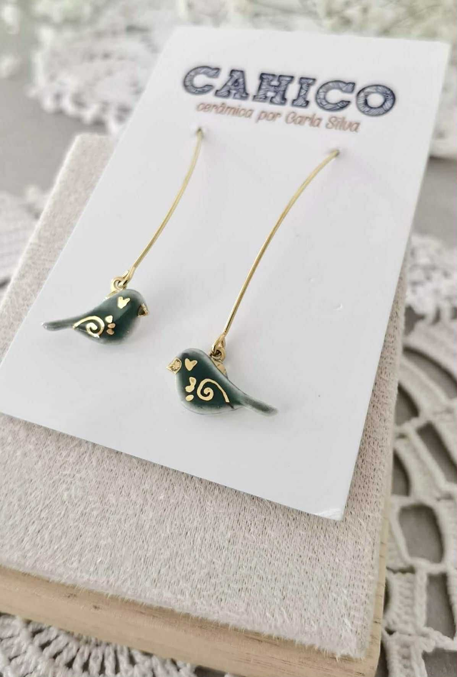 "Passarinhos" Brincos Compridos / Long Earings