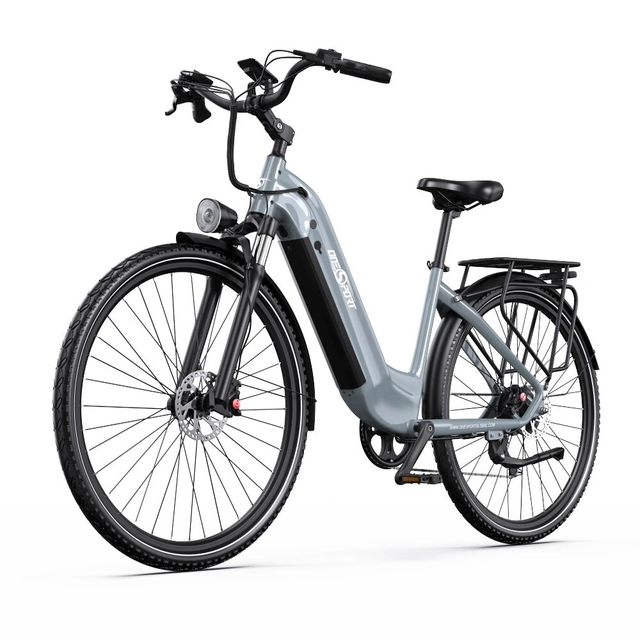  25 km/t ONEPRO 7-gears 250W el-cykel, hydrauliske skivebremser, app, 130-140 km 