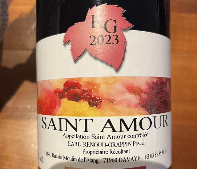 Saint Amour Domaine Renoud Grappin 2023 