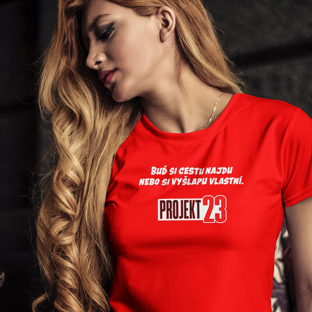 "Buď si cestu najdu..." Dámské tričko