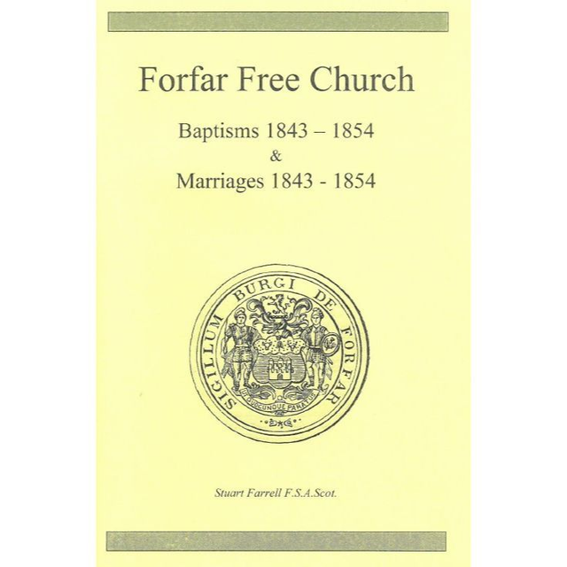 Forfar Free Church Baptisms and Marriages