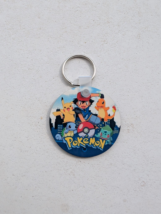 Portes clés sublimation pokémon 