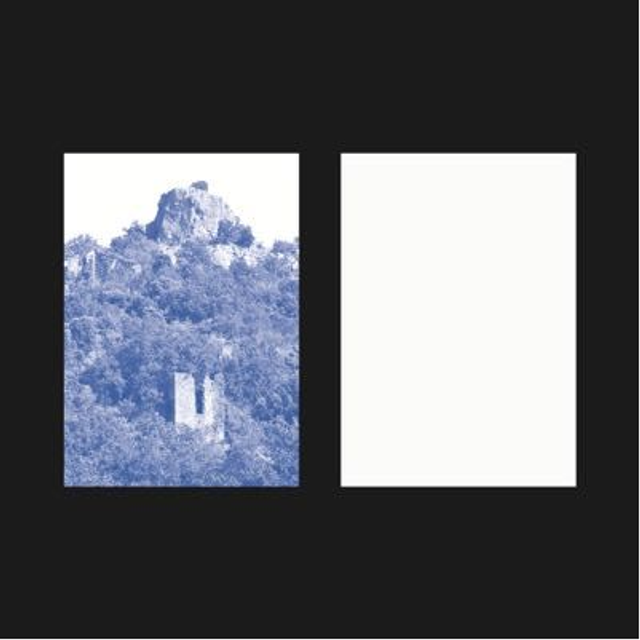 Carte A5 (Bleu métallique)