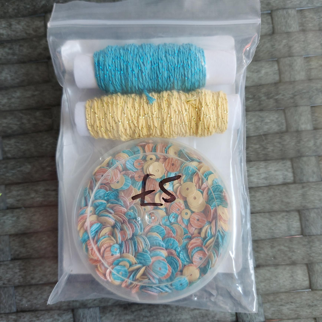 Metallic Bakers Twine &amp; Sequins combo pack (full pack)