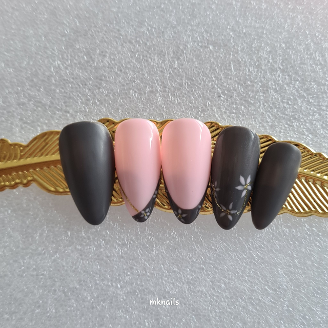 French en Fleurs (matte et brillant)