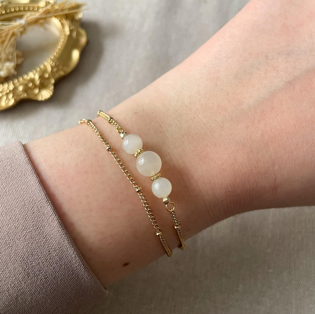 Bracelet en Pierre de lune