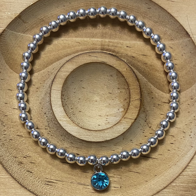 Silver Hematite bracelet 