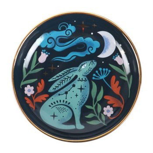 Midnight Hare Trinket dish