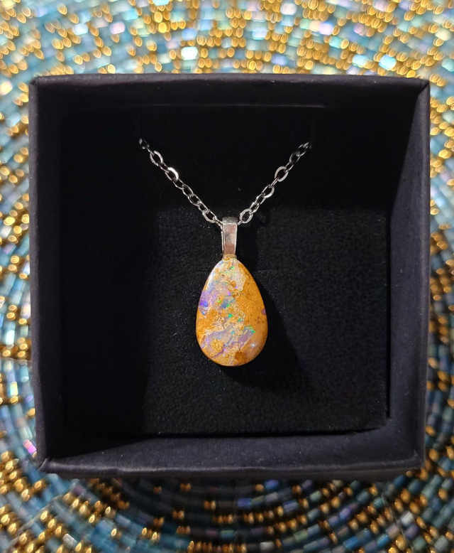 Pendentif Opale Boulder 