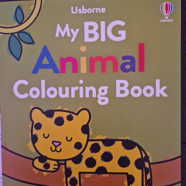 (AGE 3+) My Big Animal Colouring Book