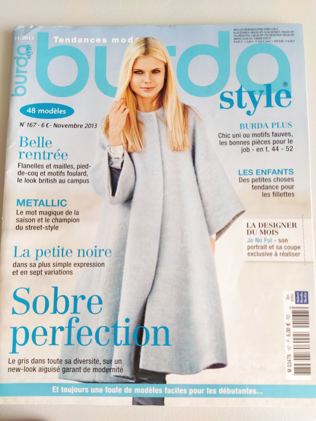 magazine Tendances mode BURDA Style 11/2013