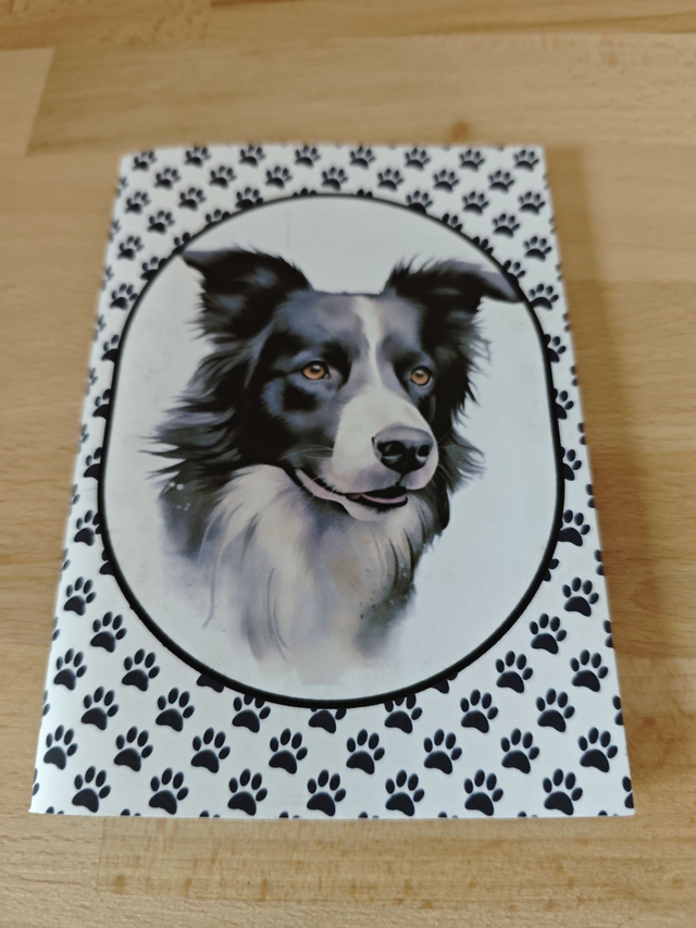 Carnet de note Border Collie
