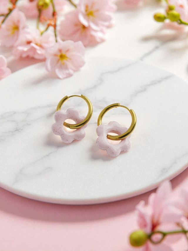 Boucles Rosala (Octobre Rose)