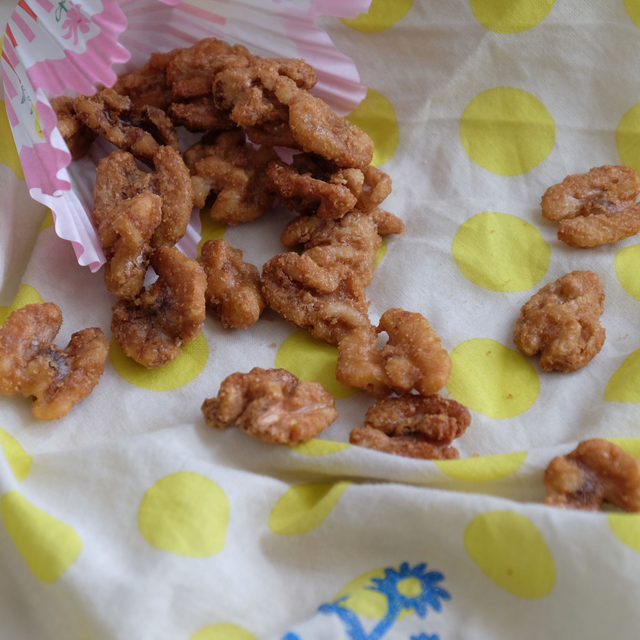 Candied walnuts