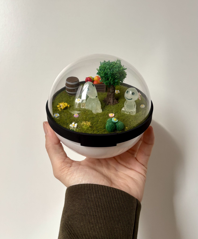 🌼 Terrarium Ghibli - Édition printemps - Kodama