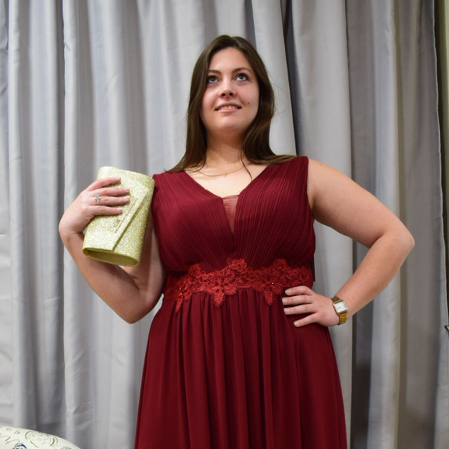 Robe de soirée longue grande taille