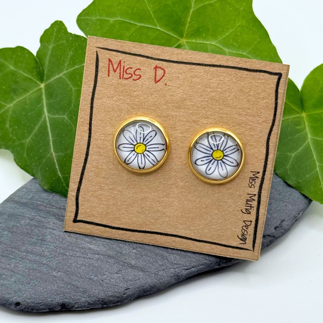 Miss D. Ohrstecker Daisy, farbig 