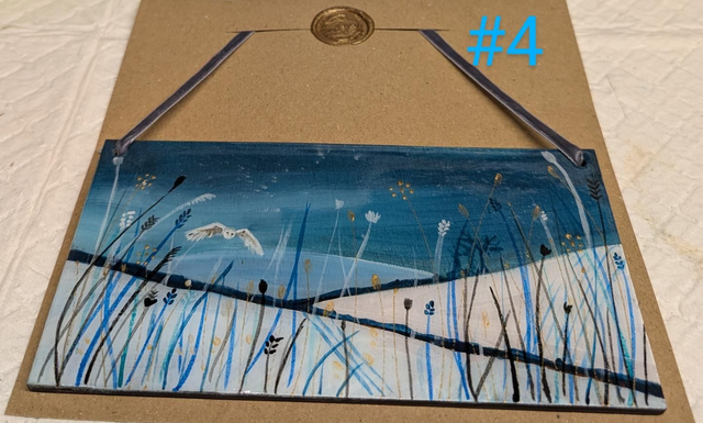 'Hand painted Resin plaque' #4