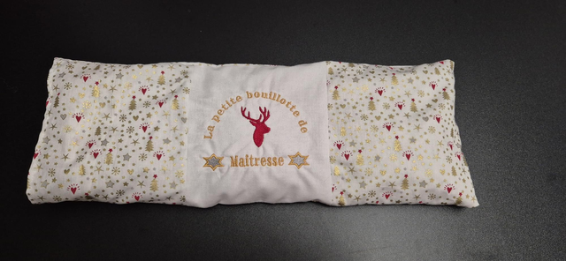 Bouillotte sèche aux noyau de cerise - déhoussable