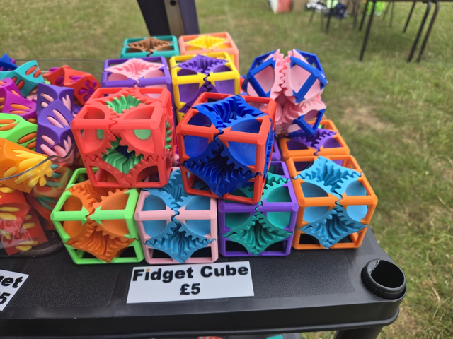 Fidget cube.