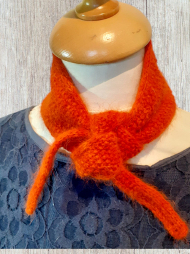 Petite écharpe angora Léane