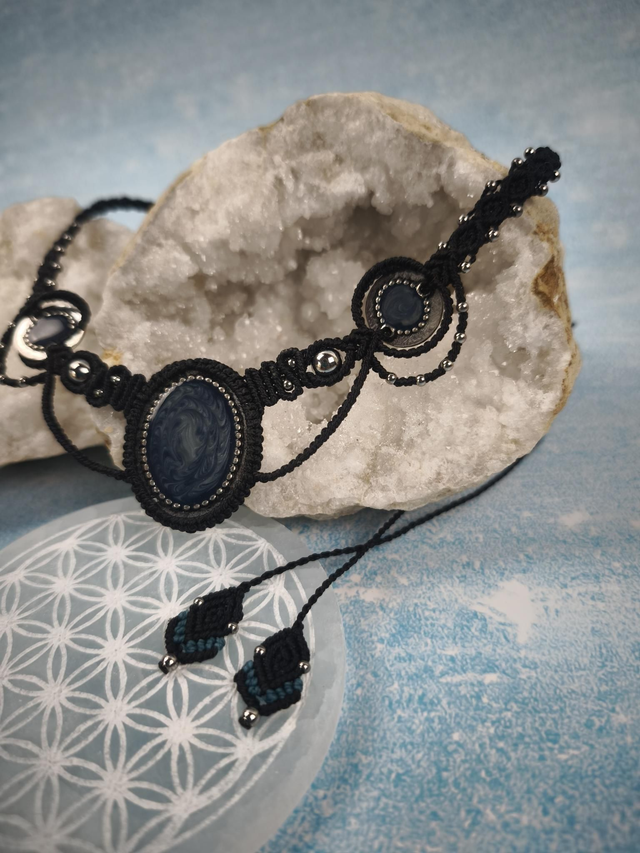 Collier up-cycling possible parure