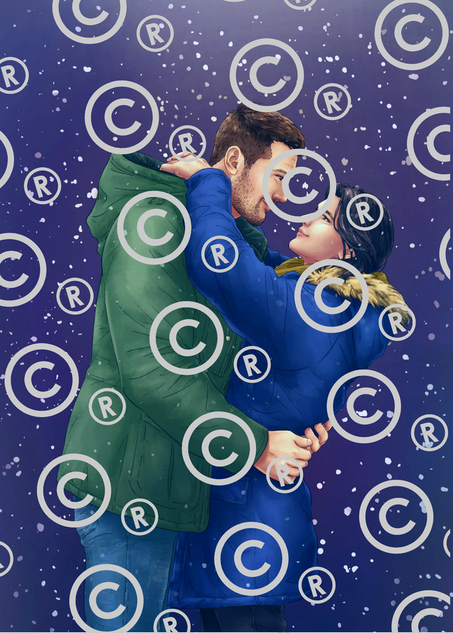 Illustration : Sawyer &amp; Herschel (Christmas Challenge)