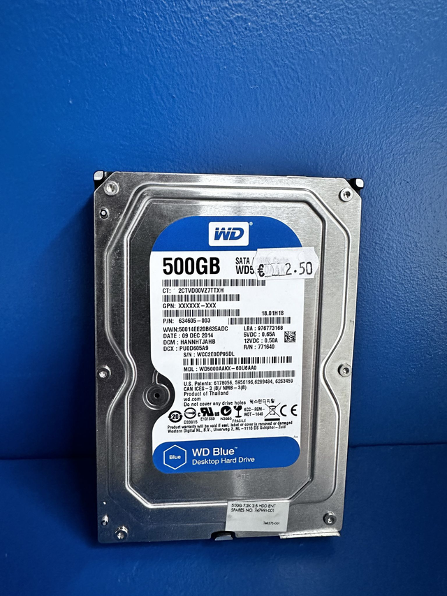 Disque Dur 500GO WD