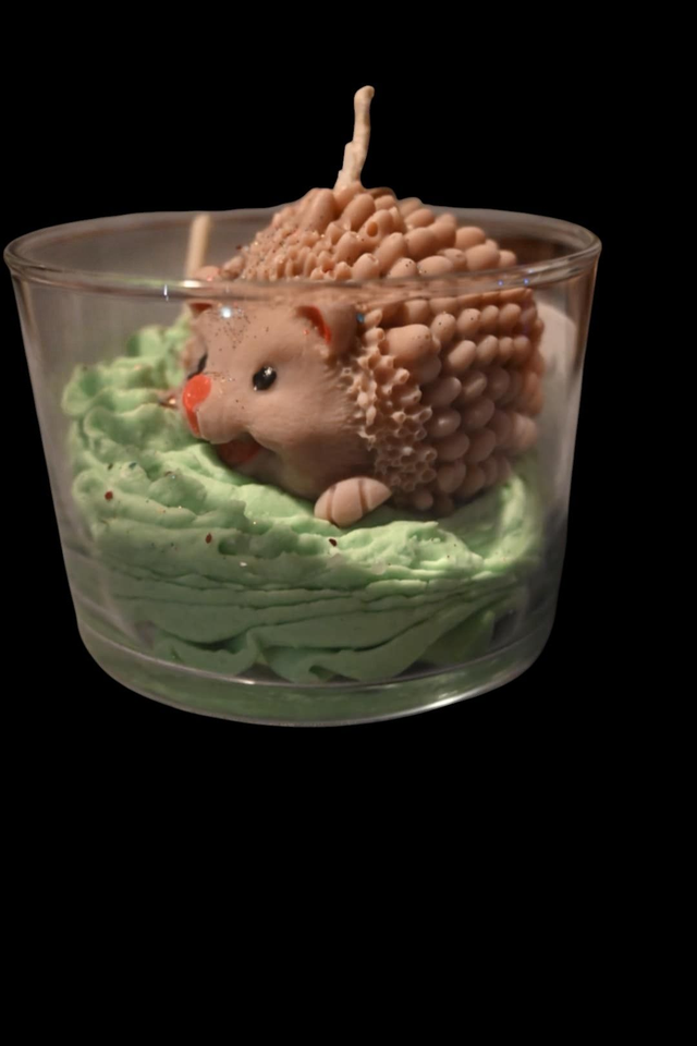 Bougie de Noël Hérisson
