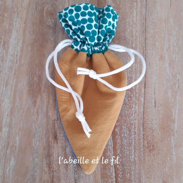 Pochette Carotte 🥕 Fanes À Pois