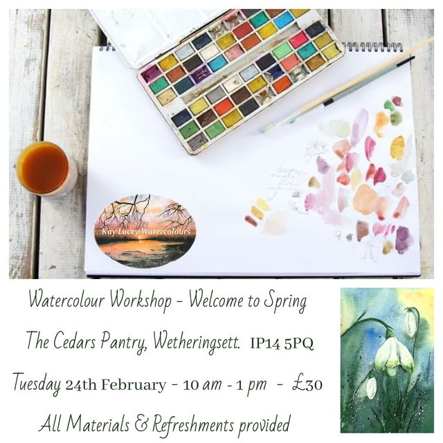 Welcome to Spring Watercolour Workshop