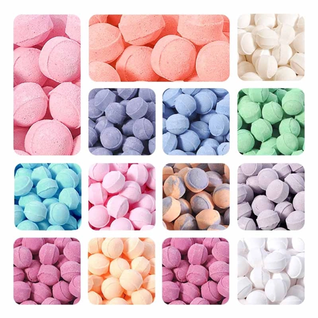 Mini bille de bain effervescente