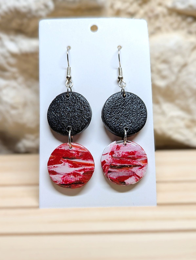 Boucles d'oreilles Flamboyante