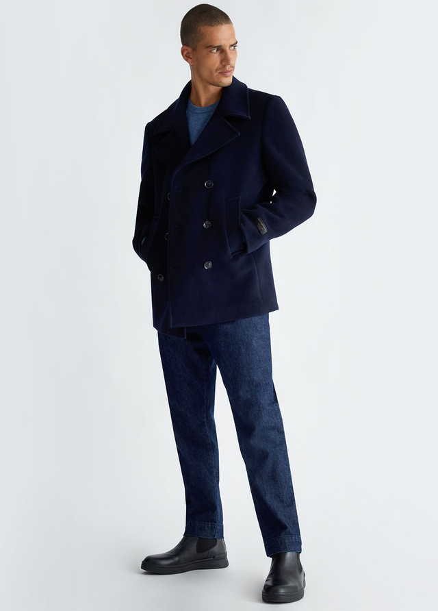 LIUJO Cappotto in lana Picot