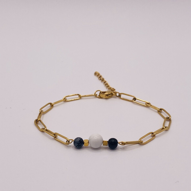Bracelet Rose - howlite