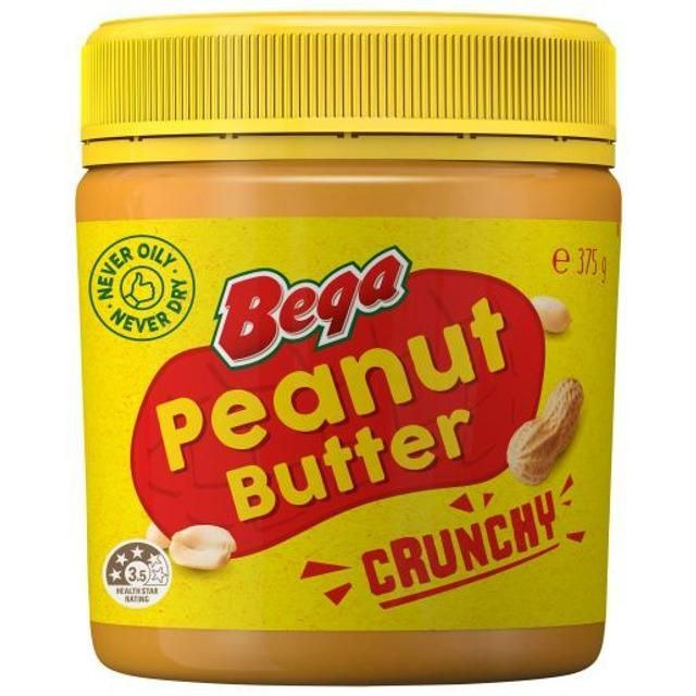 Bega Peanut Butter Crunchy 375g