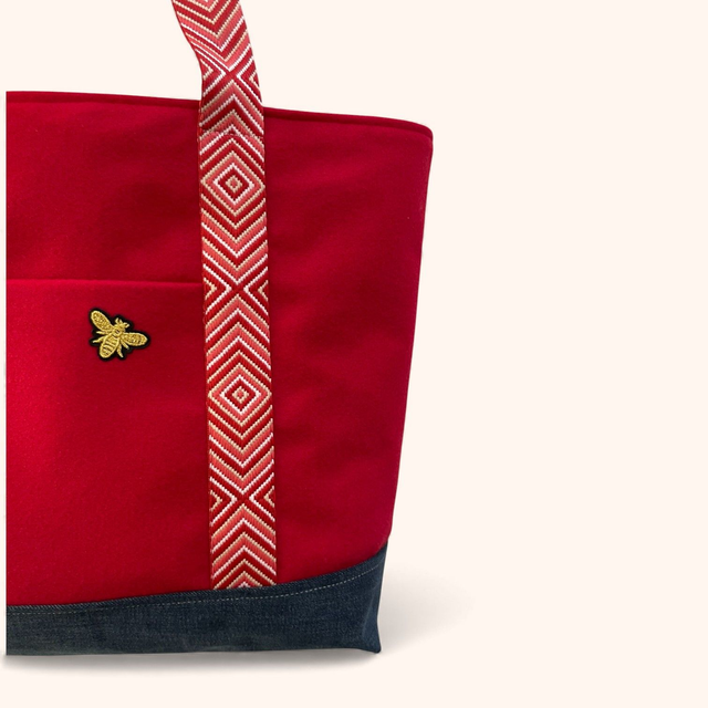 Cabas Essentiel - Eclat d'Hiver Rouge Cardinal