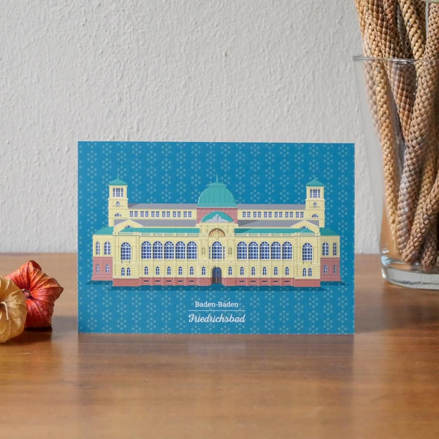 Postkarte &quot;Friedrichsbad, Baden-Baden&quot;