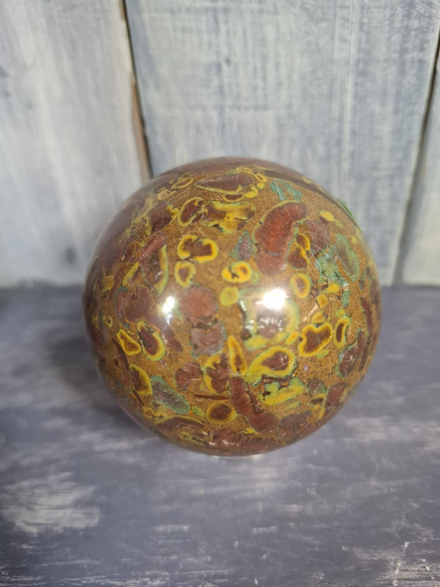 Fruit Jasper Sphere 