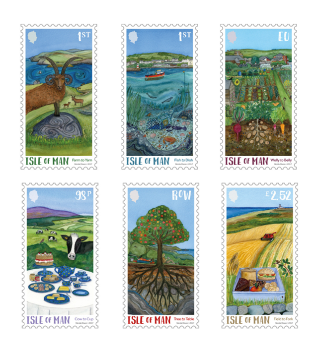 Nicola Dixon - GreenMann Stamp prints