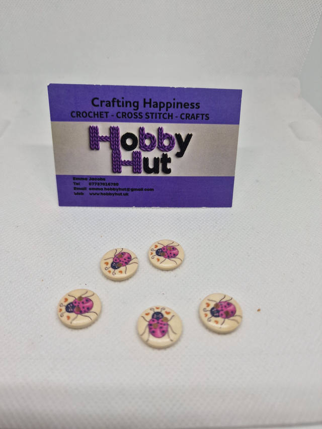 Ladybird Buttons