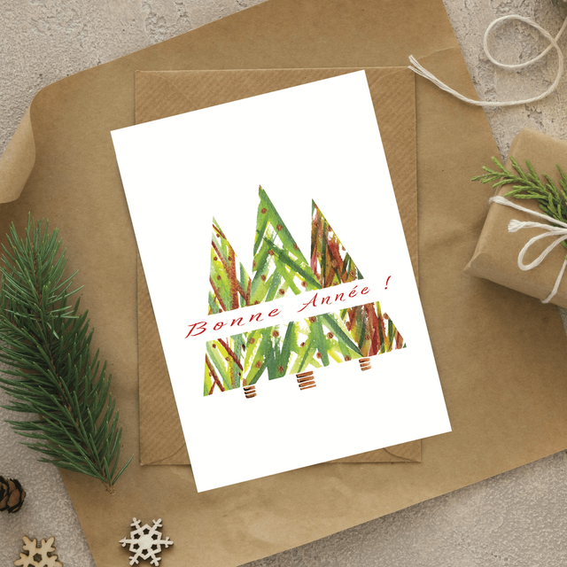 Carte Bonne Année 2025