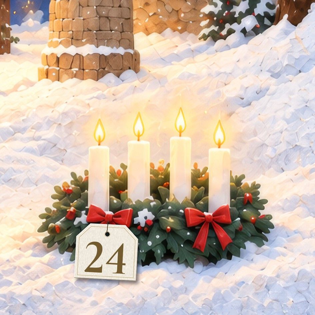 Adventsbild 24 – Der Adventskranz